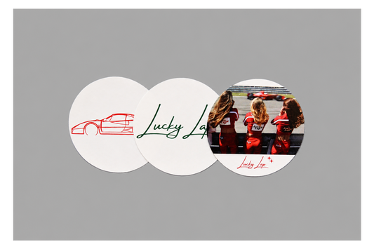 Bundle LuckyLap F40: t-shirt e sticker coordinati