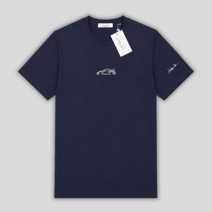 T-shirt LuckyLap GT3 RS in cotone biologico con ricamo racing sul petto