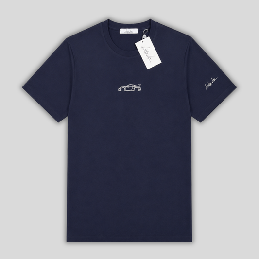 T-shirt LuckyLap GT3 RS in cotone biologico con ricamo racing sul petto