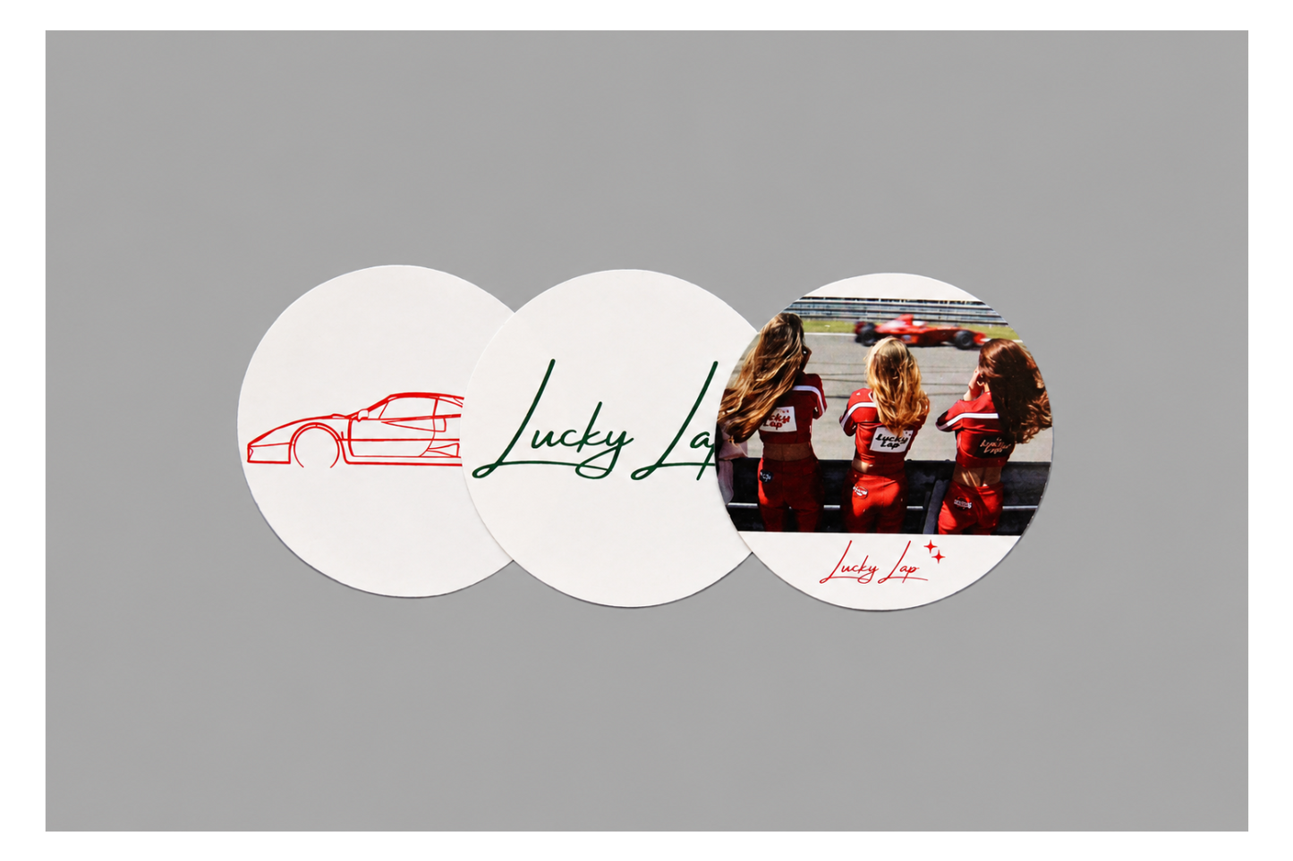 Bundle LuckyLap F40: t-shirt e sticker coordinati