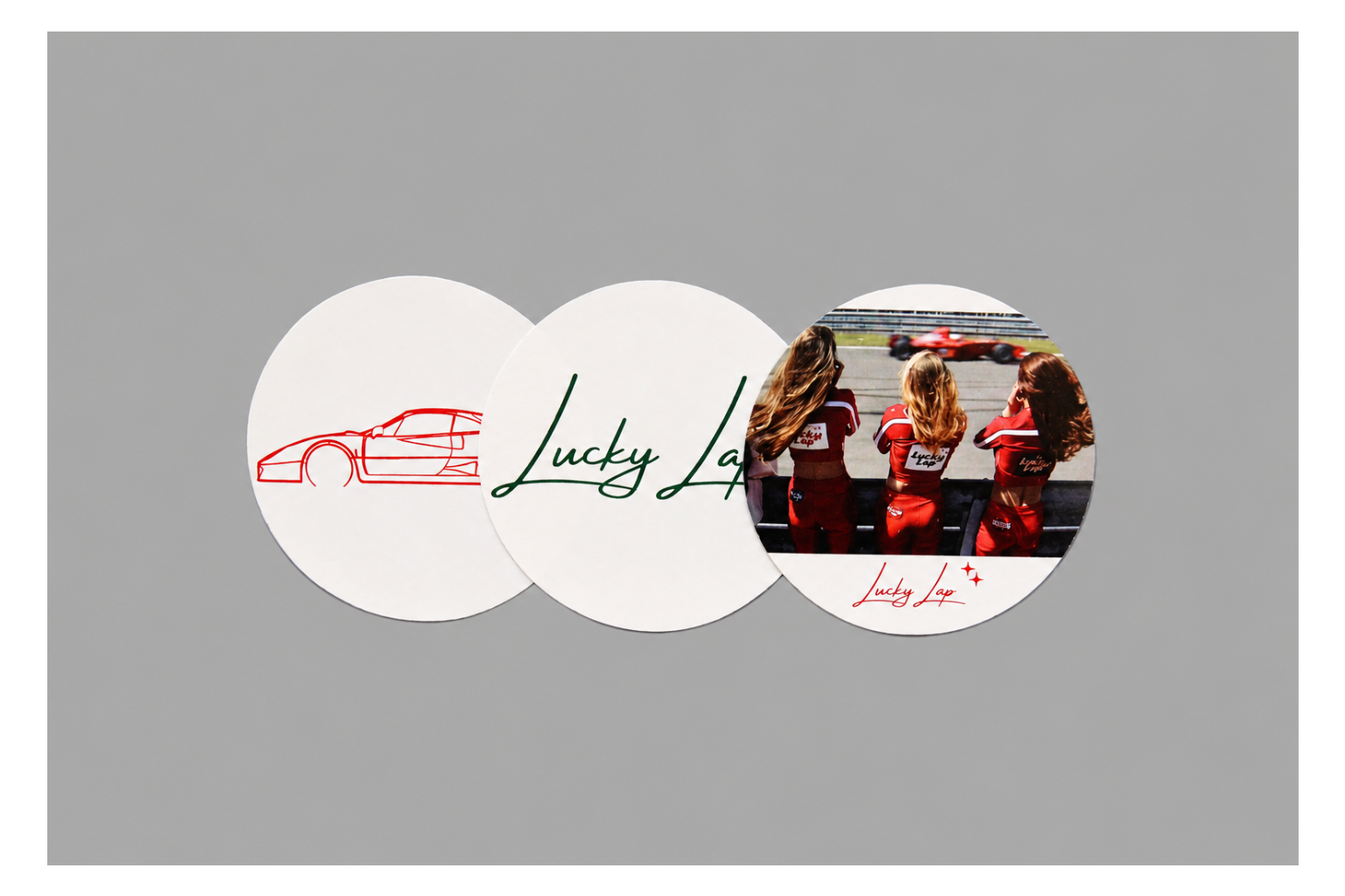 Bundle LuckyLap F40: t-shirt e sticker coordinati