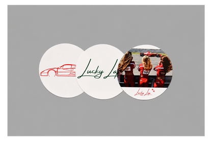 Bundle LuckyLap F40: t-shirt e sticker coordinati