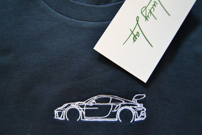 T-shirt LuckyLap GT3 RS in cotone biologico, vista del capo